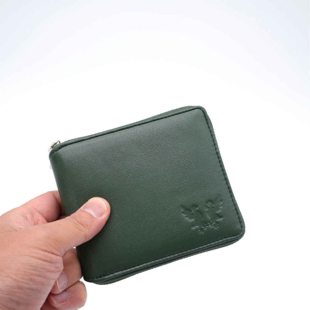 60周年ロゴ 本革2つ折り財布