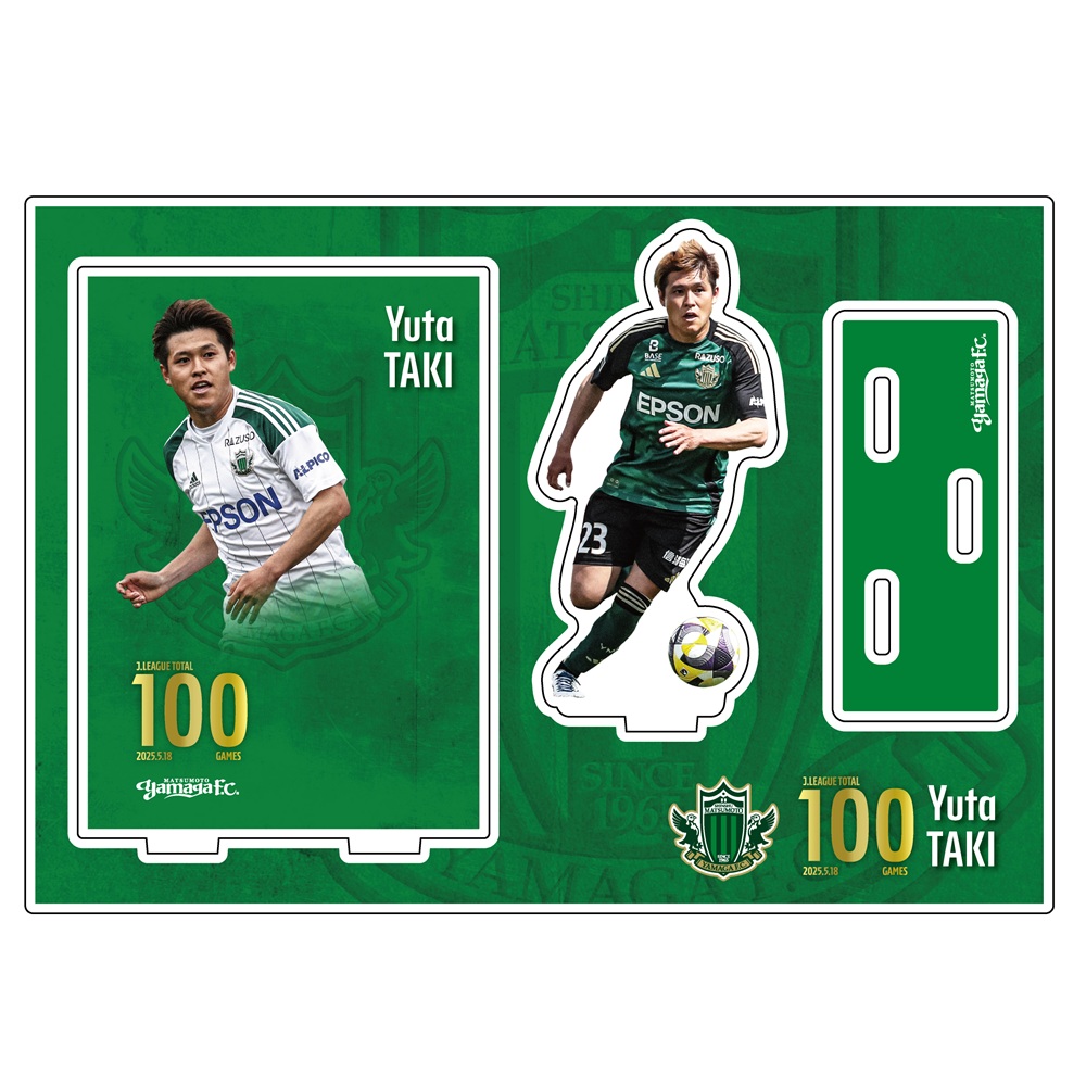 【受注】滝裕太選手Jリーグ通算100試合出場記念 アクリルスタンド