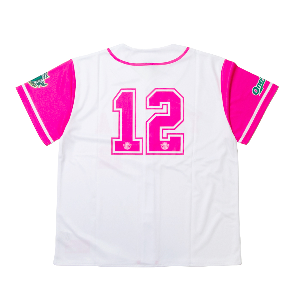【Sサイズ残り1点】ベースボールシャツ(ピンク)