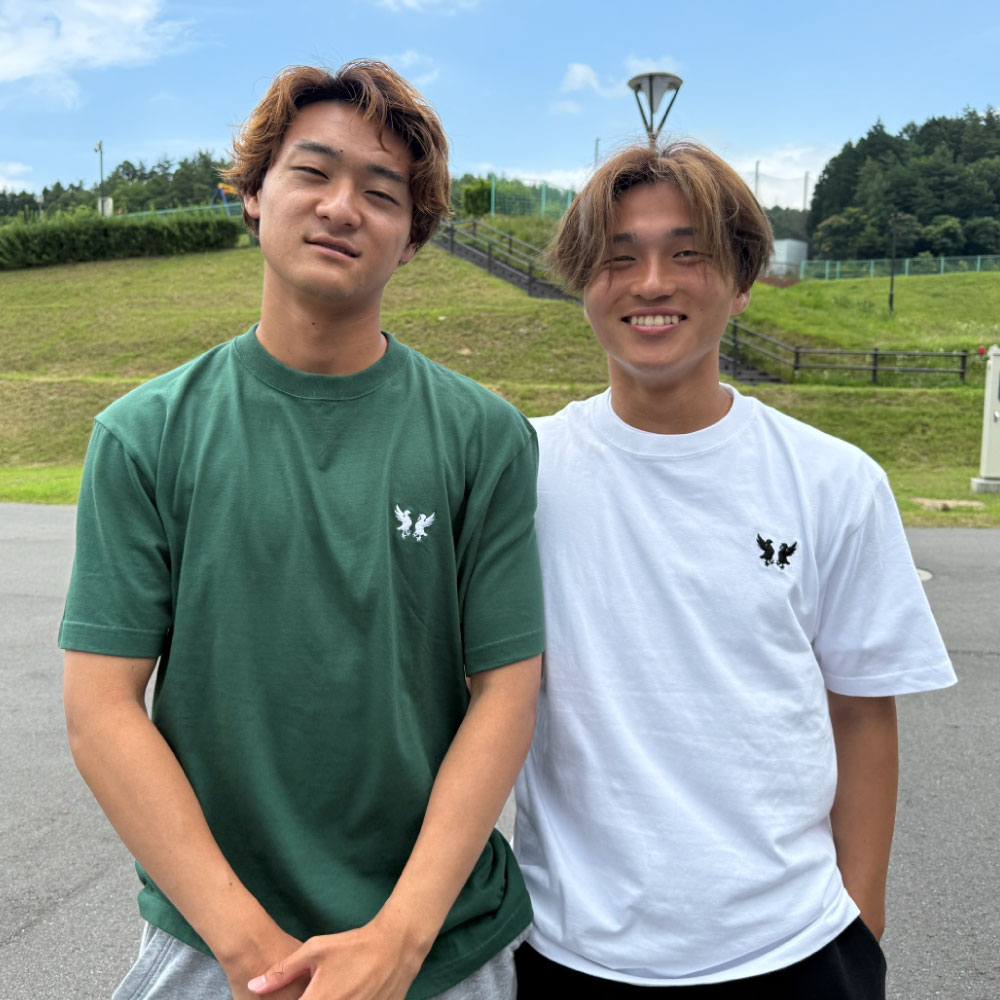 【受注】雷鳥ロゴ刺繍Tシャツ Ⓨ