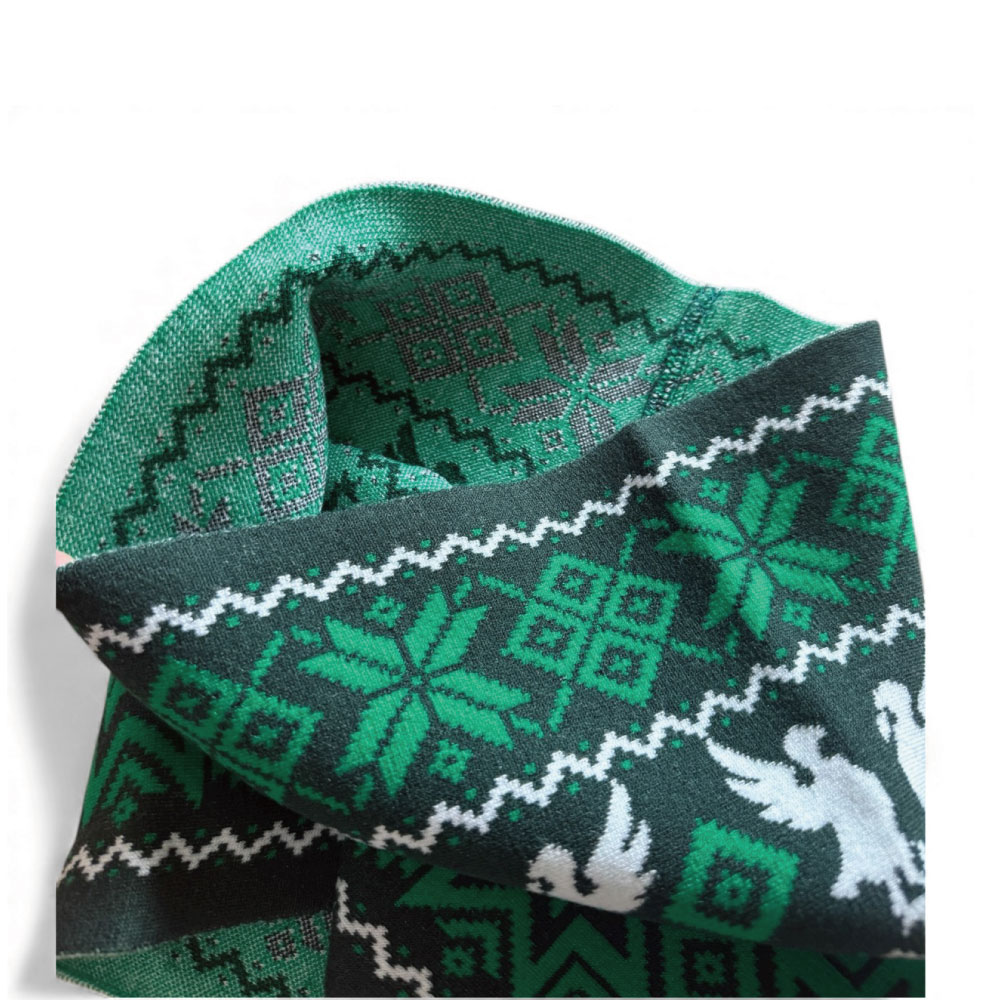 雷鳥柄ノルディック　腹巻き