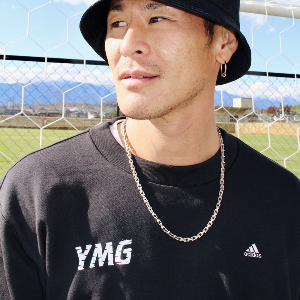 松本山雅×adidas　クルーネックスウェット(ブラック)