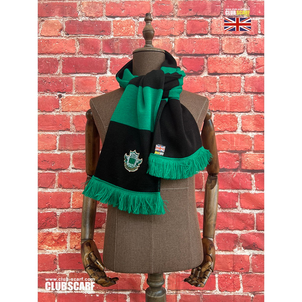 英国製レスターBARスカーフ刺繍入り