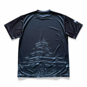ブラックコンフィットTシャツ(松本城) 大人サイズ