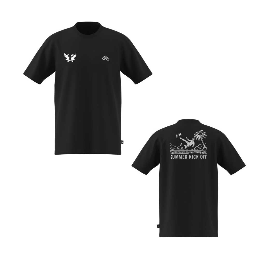 松本山雅×adidas サマーサンダルTシャツ