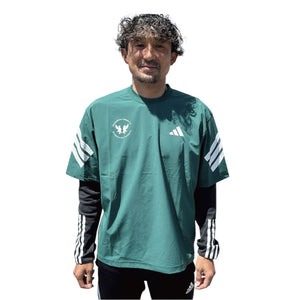 松本山雅×adidas ポンプカバーTシャツ(グリーン)