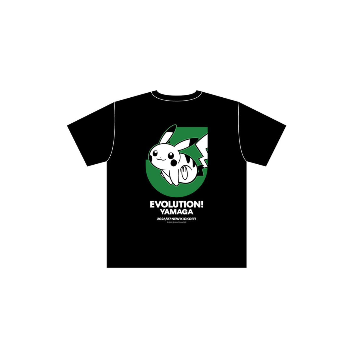 【受注】松本山雅FC　ピカチュウ Tシャツ(BLACK) キッズ