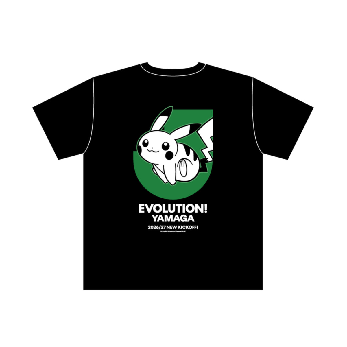 【受注】松本山雅FC　ピカチュウ Tシャツ(BLACK)