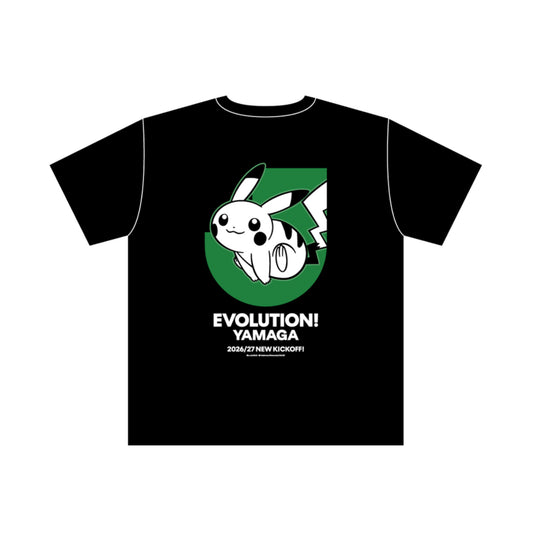 【受注】松本山雅FC　ピカチュウ Tシャツ(BLACK)