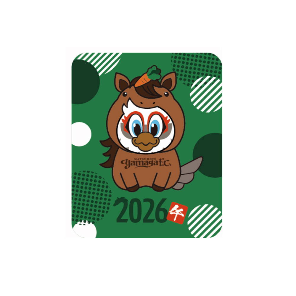 干支ガンズくん(午) クリアステッカー