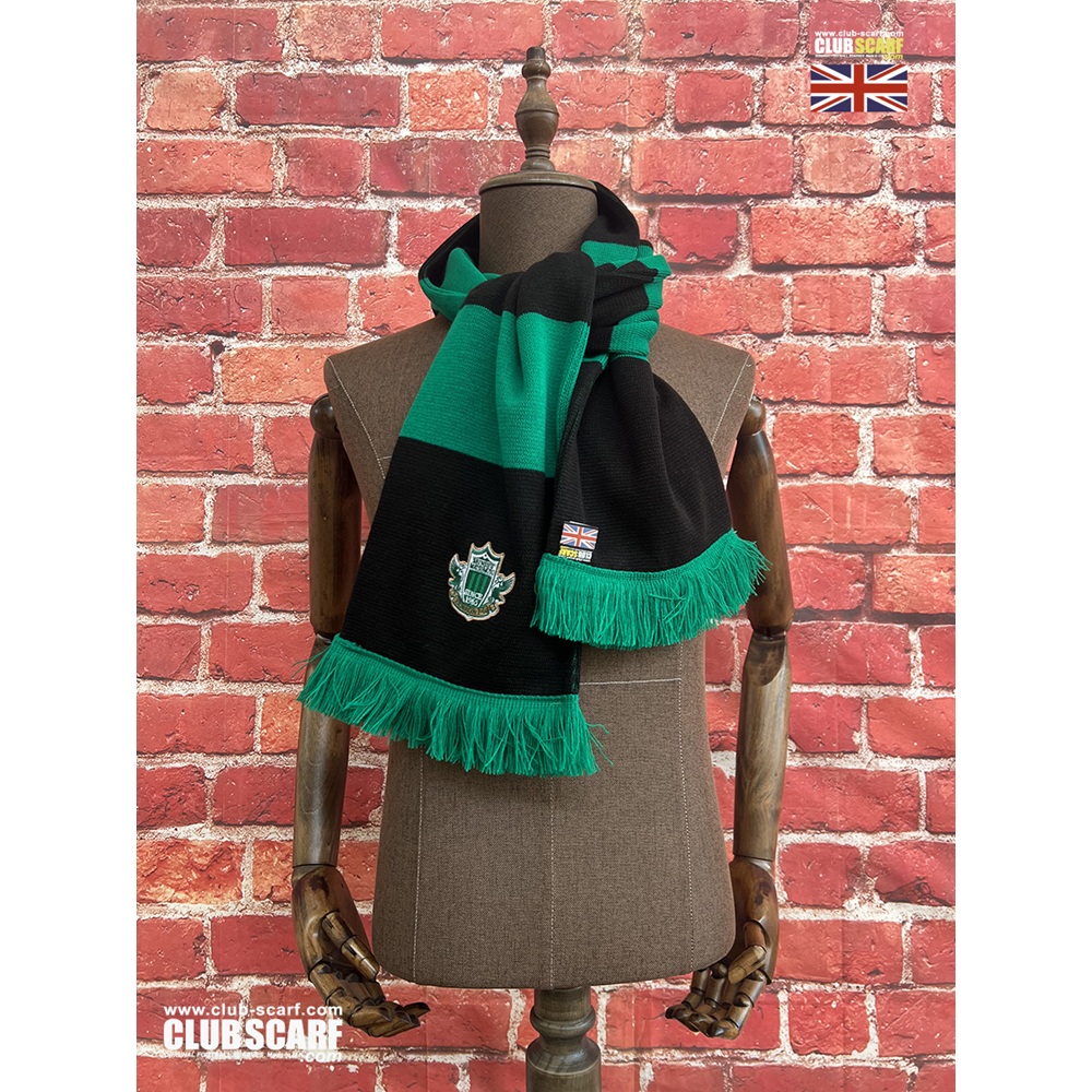 英国製レスターBARスカーフ刺繡入り