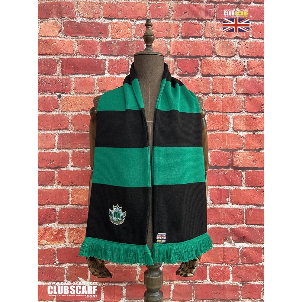 英国製レスターBARスカーフ刺繡入り