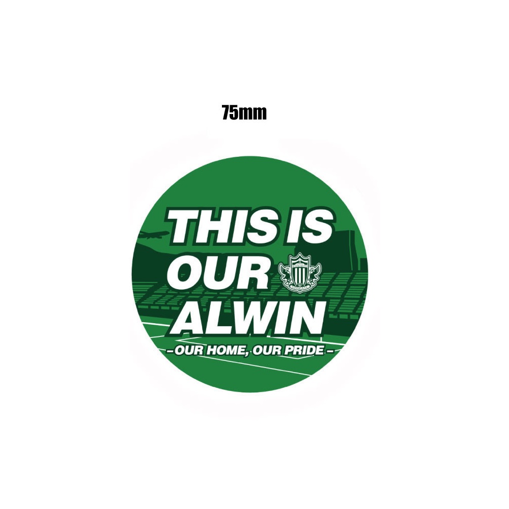 BIG缶バッジ 75mm (THIS IS ALWIN)