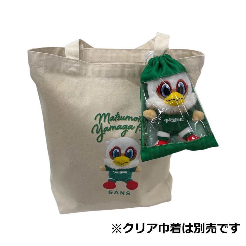 トートバッグ(ガンズくんぬいぐるみKH)