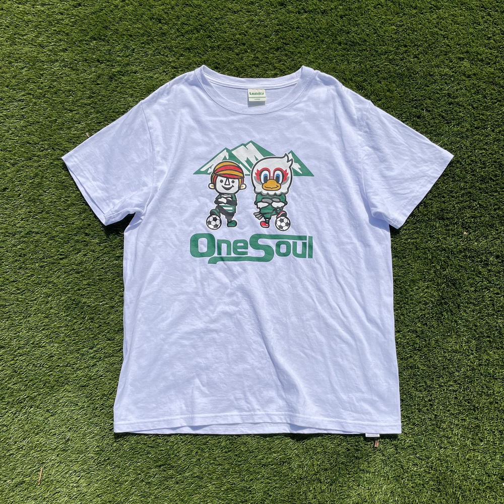 Laundry 松本山雅fc コラボtシャツ ホワイト 松本山雅fcオンラインショップ