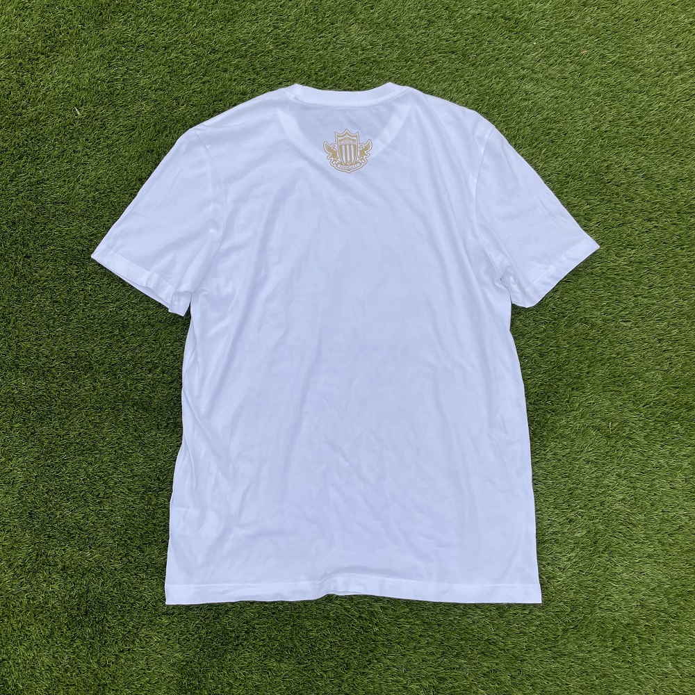 【Sサイズラスト1点】adidasコラボTシャツ(白×ゴールドロゴ)