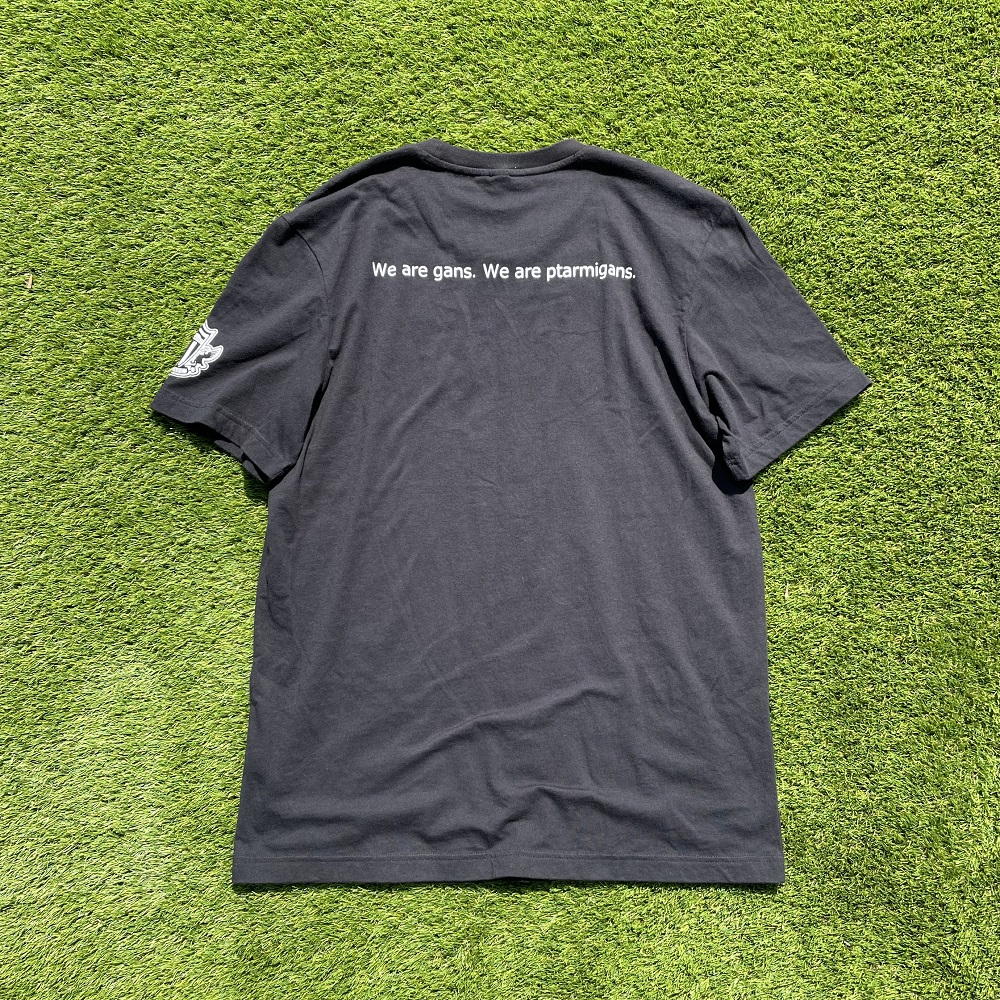 adidasコラボTシャツ(黒×白ロゴ)