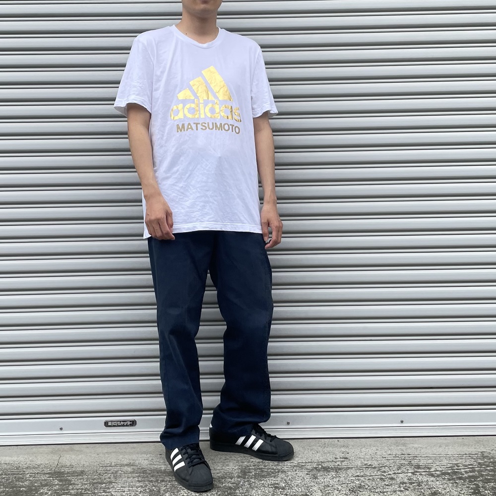 Sサイズラスト1点】adidasコラボTシャツ(白×ゴールドロゴ) | 松本山雅FCオンラインショップ