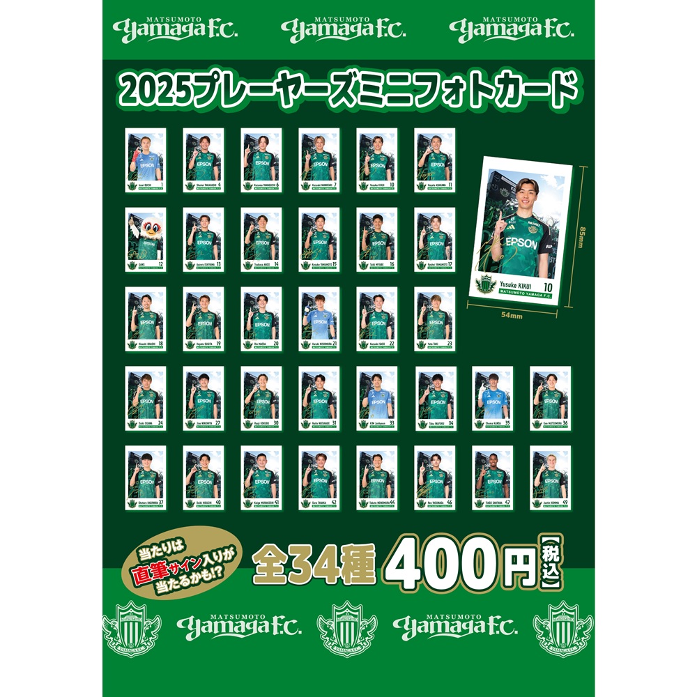 2025 プレーヤーズミニフォトカード(山ガチャ)