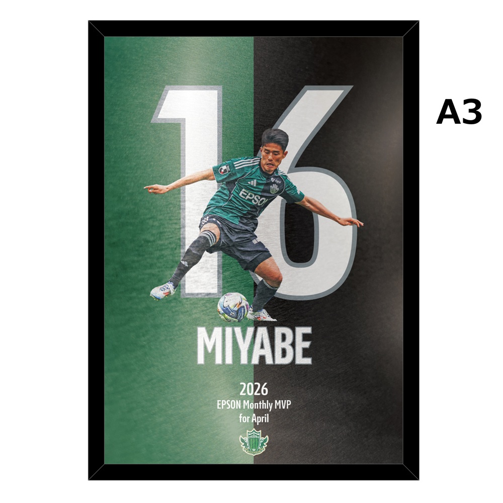 【受注】4月度月間MVP 宮部大己選手 メタルグラフィー(A3)