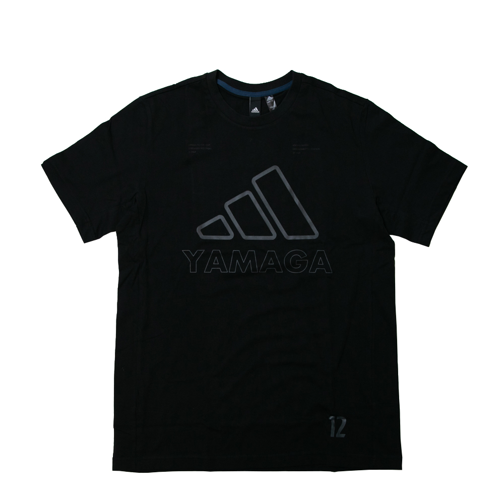 松本山雅×adidas　3BAR Tシャツ(黒×グレー)