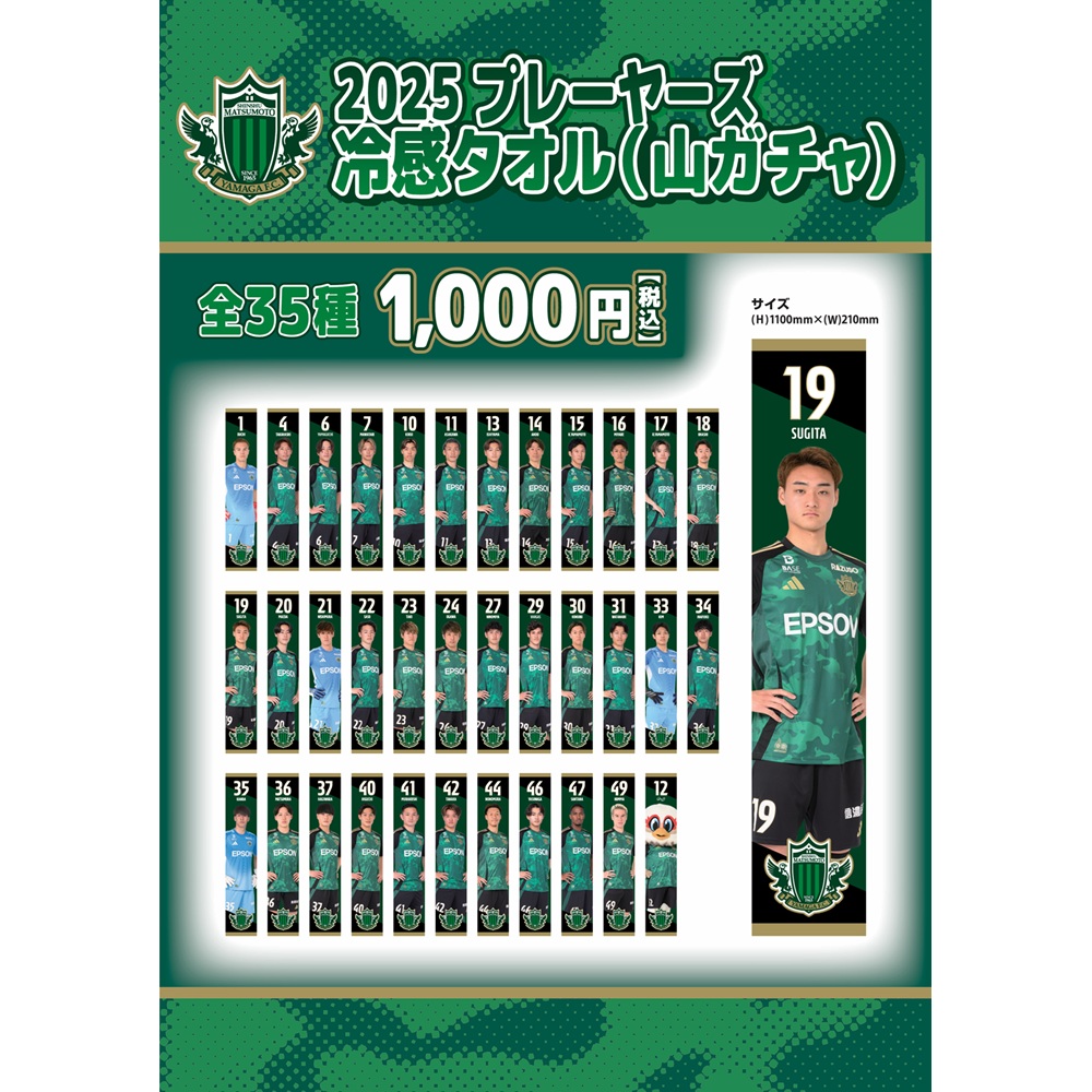 2025プレーヤーズ冷感タオル(山ガチャ)
