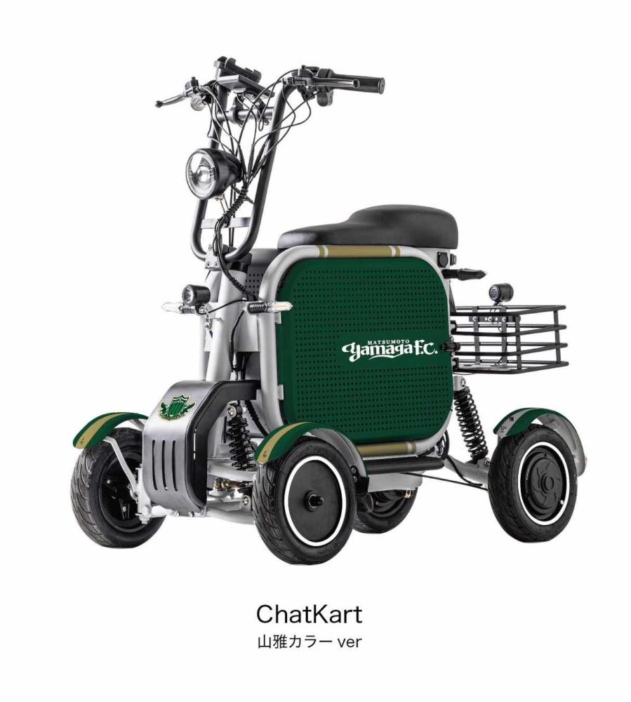 マイクロモビリティ(特定小型原動機付自転車)4輪 緑