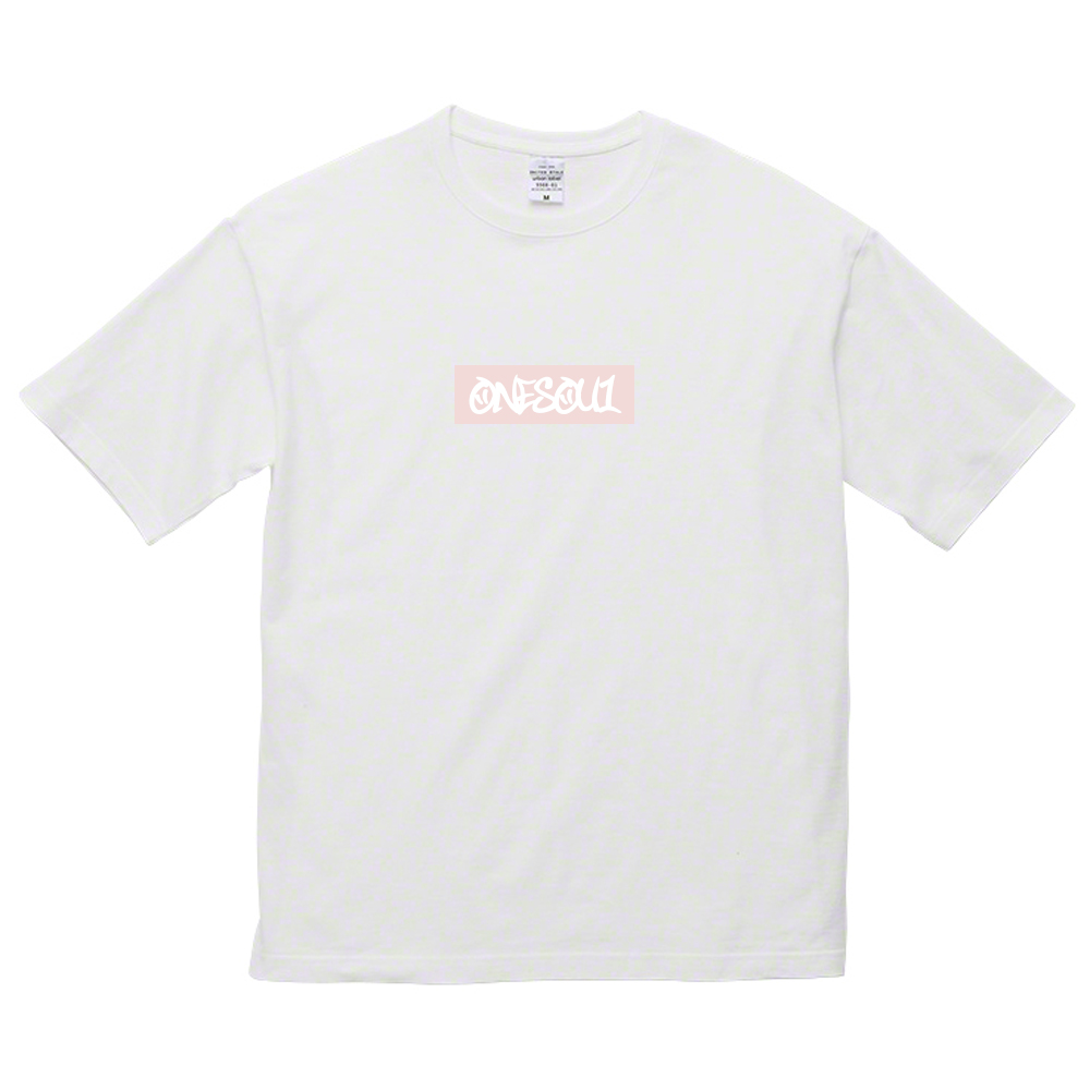 【Sサイズ残り1点】OneSoul BOX LOGO Tシャツ(ビッグシルエット)