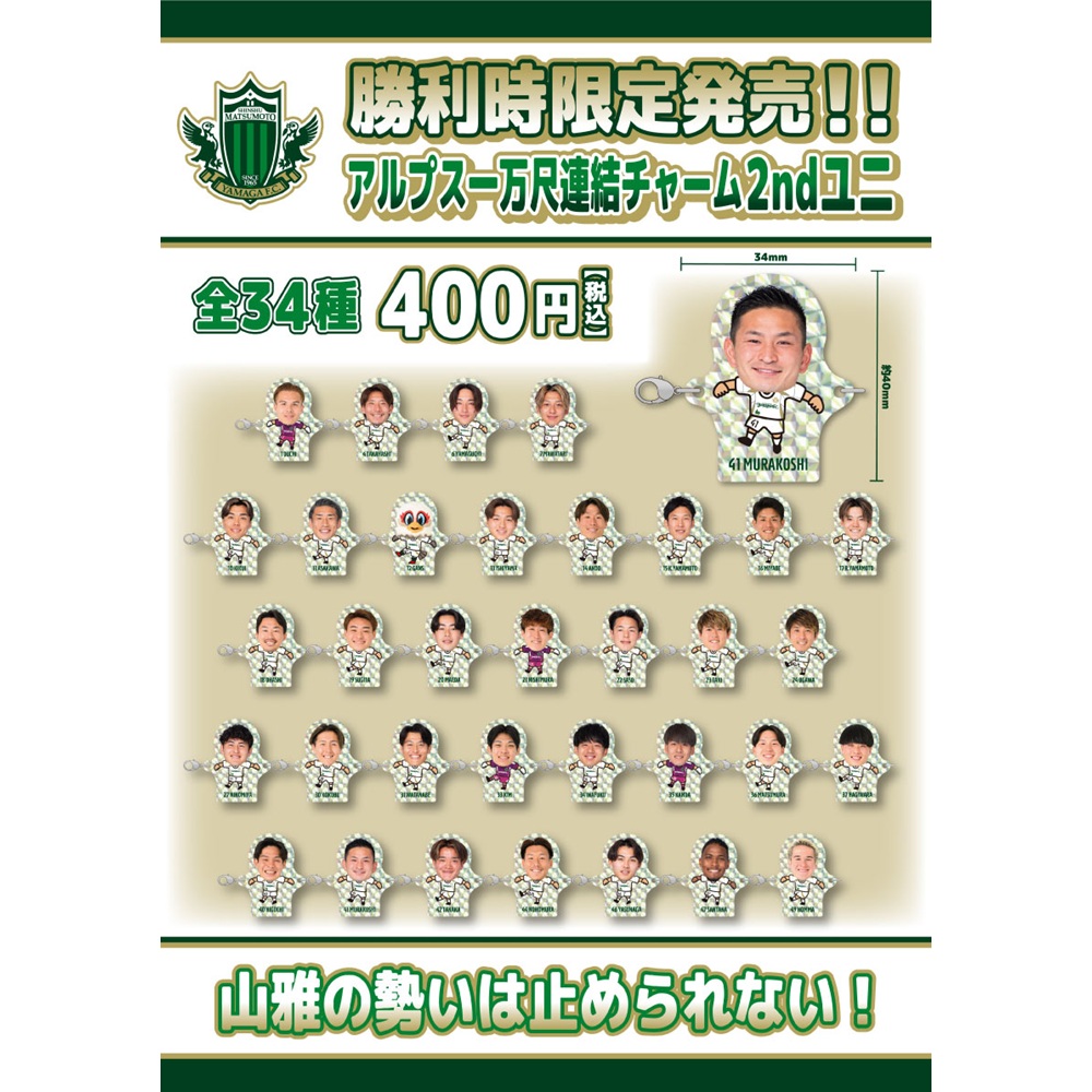 【勝利時限定】2025アルプス一万尺連結チャーム 2nd(山ガチャ)