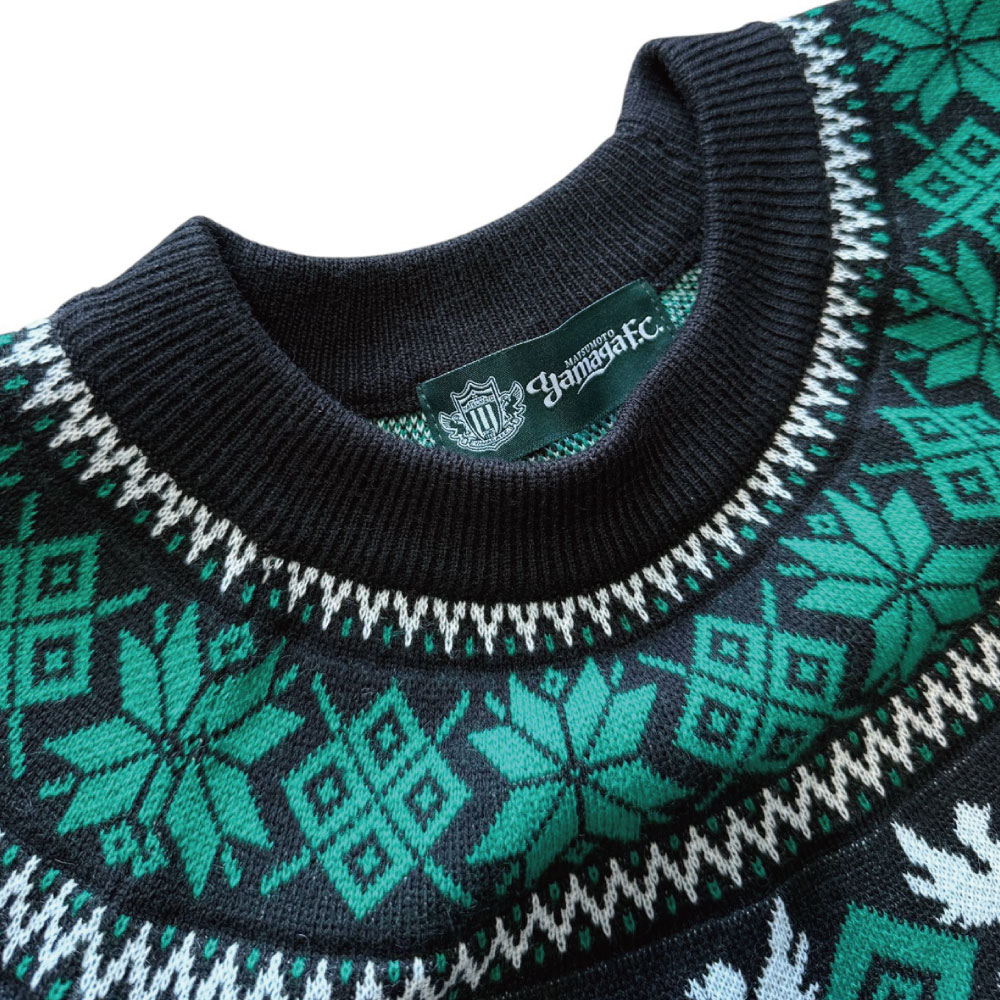 雷鳥柄ノルディック　セーター