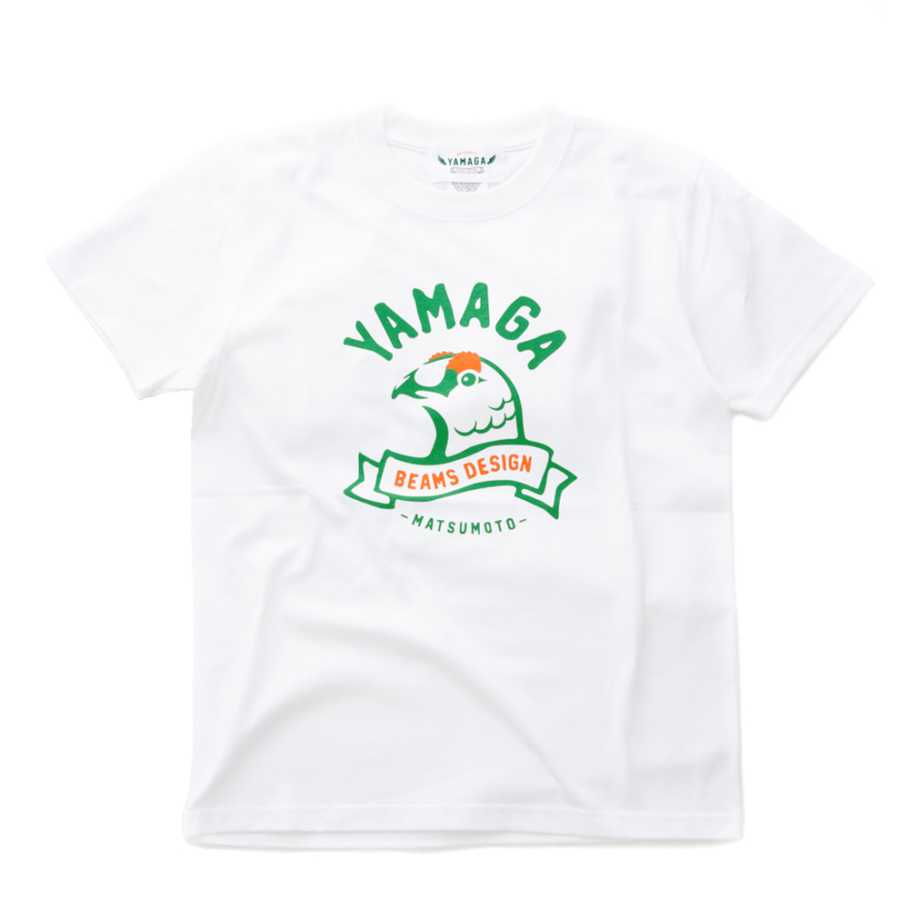 Beams Design コラボtシャツ ホワイト キッズ 松本山雅fcオンラインショップ